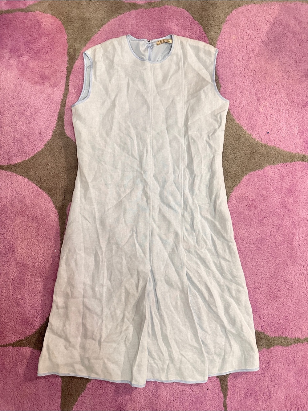 Nina Ricci Pale Blue Sleeveless Dress